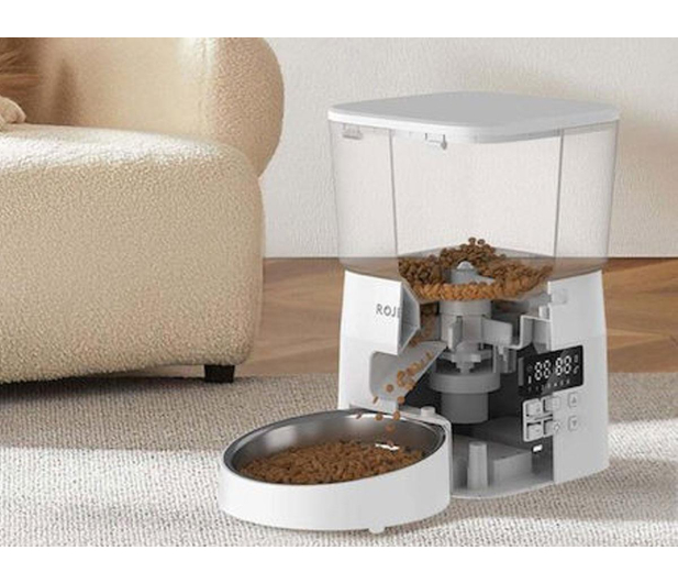 Rojeco INTELIGENTNY DOZOWNIK KARMY 2L PET FEEDER BUTTON VERSION - 1514974 - zdjęcie 2
